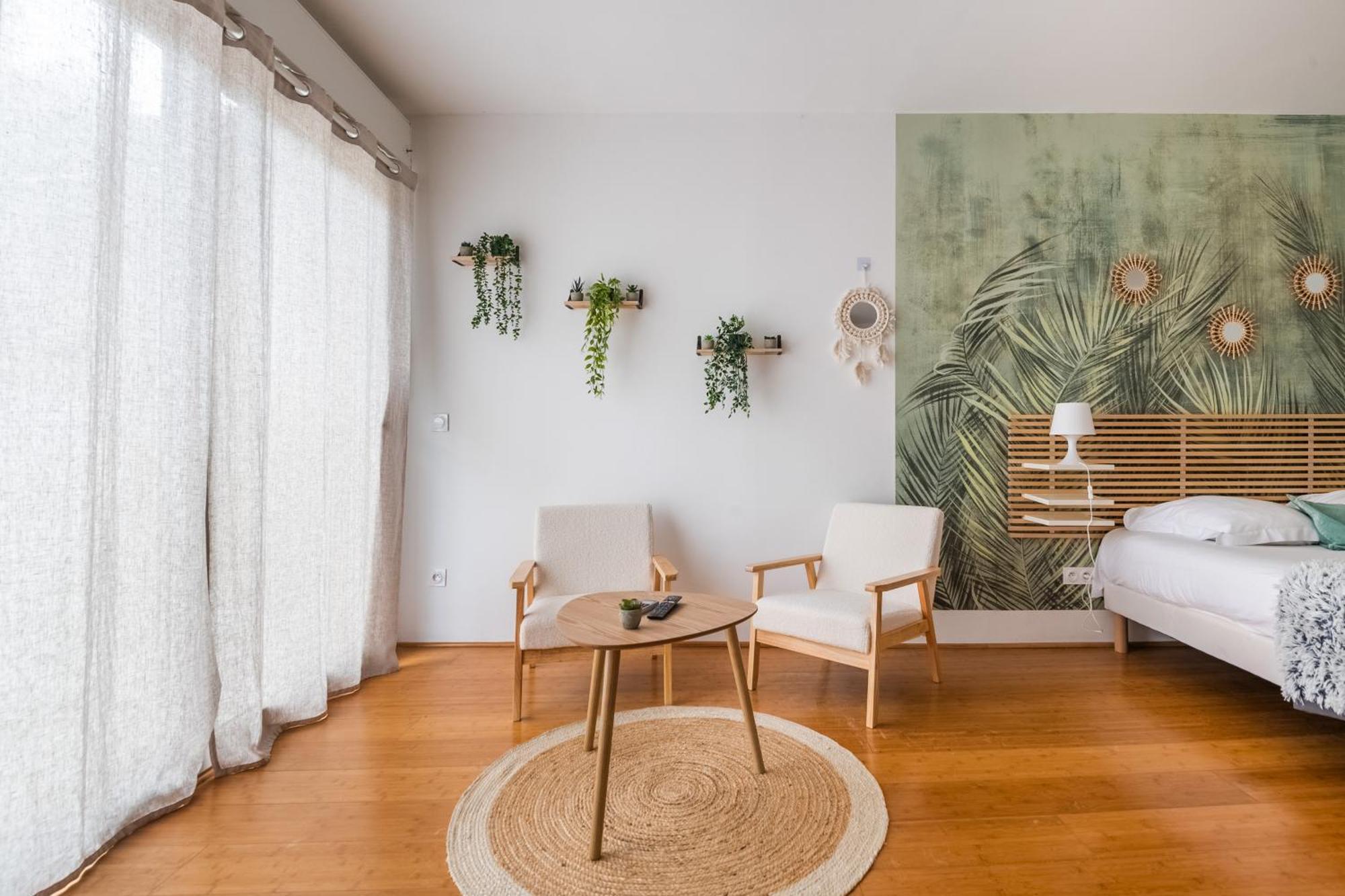 Le Bambou: Grand Au Calme, Climatise, 5 Min De La Gare * Bordeaux