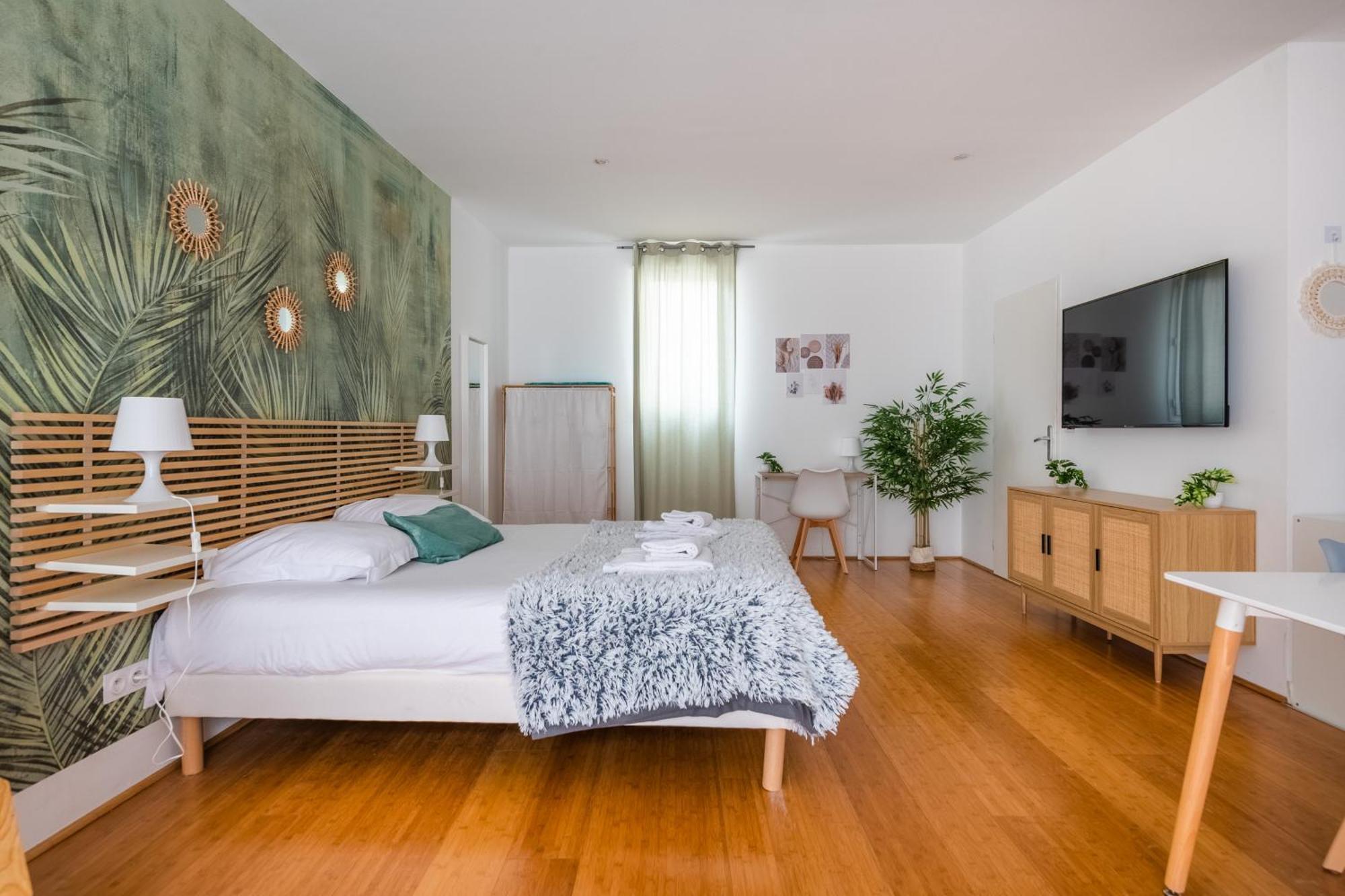 Apartamento Le Bambou: Grand Au Calme, Climatise, 5 Min De La Gare